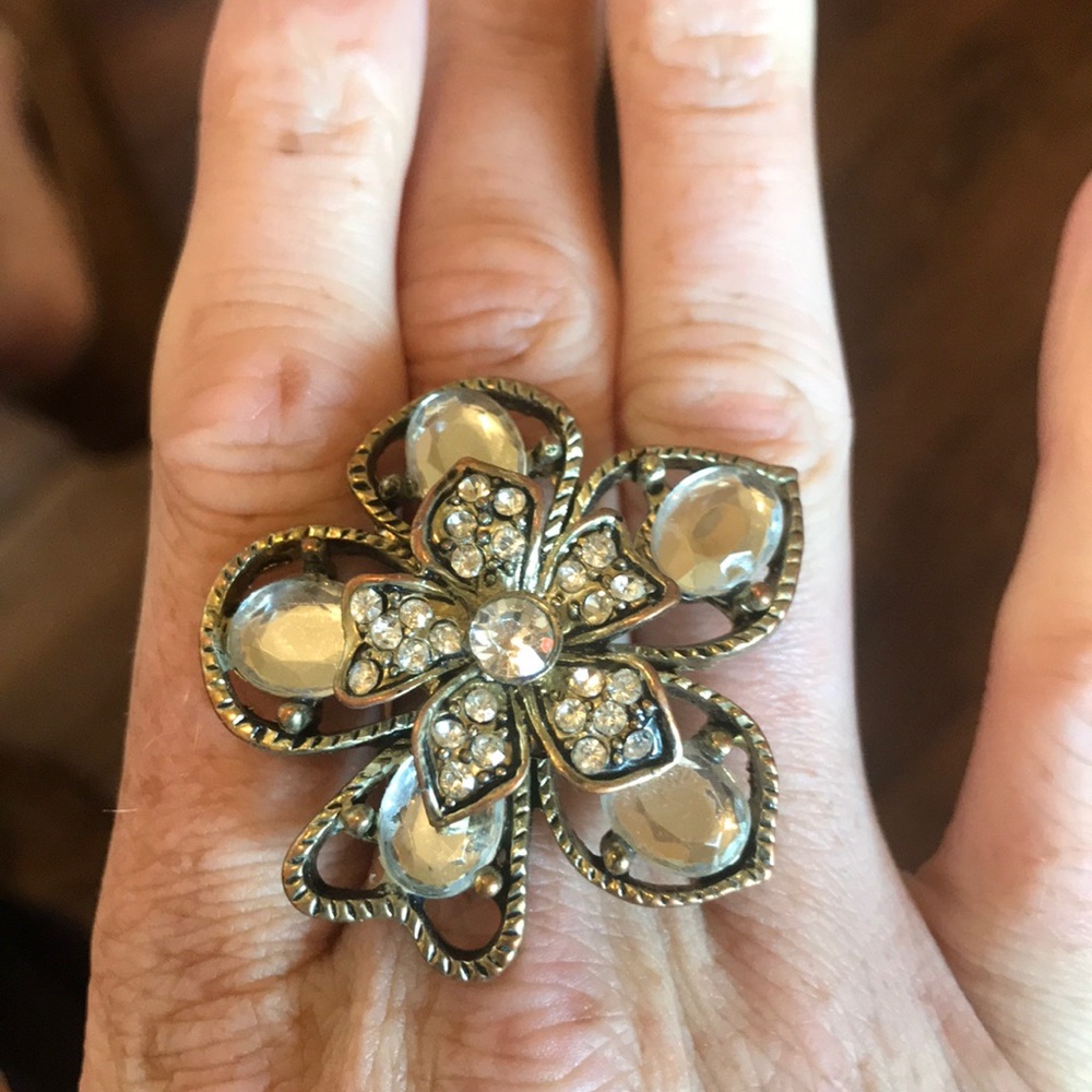 Floral Cocktail Ring